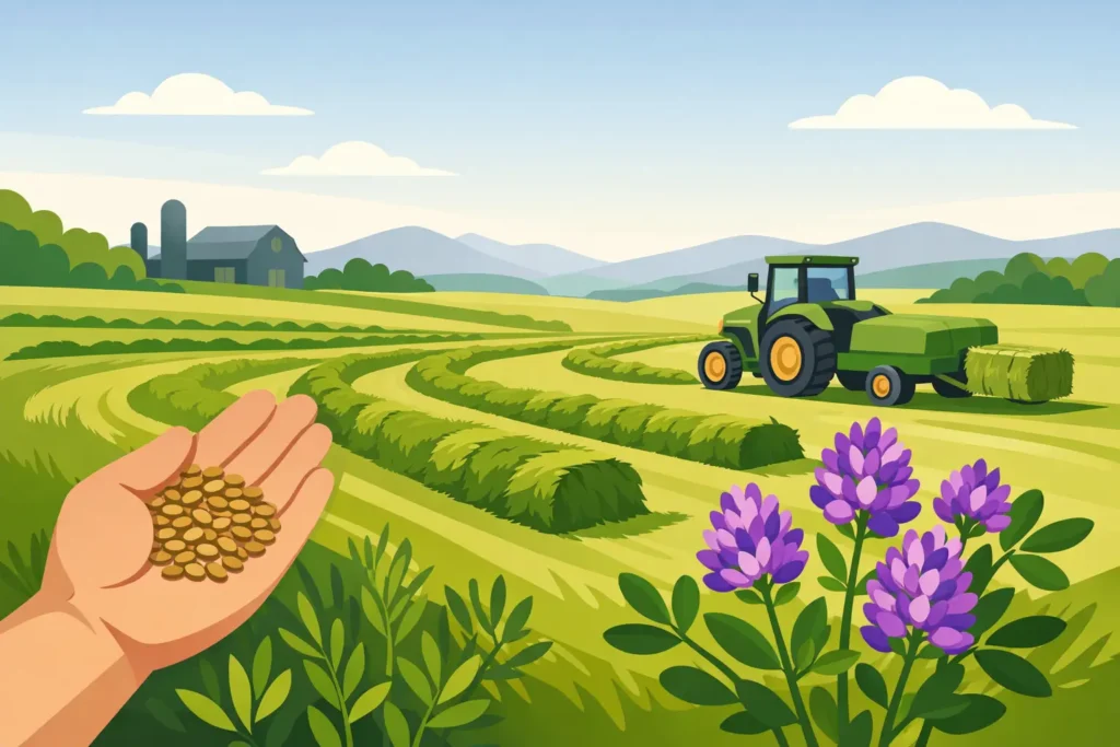 Choosing Alfalfa Seed for Hay Fields