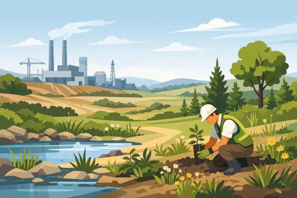 Industrial Site Revegetation That Holds Up