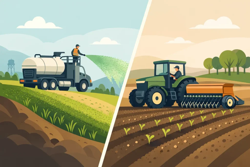 Hydroseeding Versus Drill Seeding for Your Site