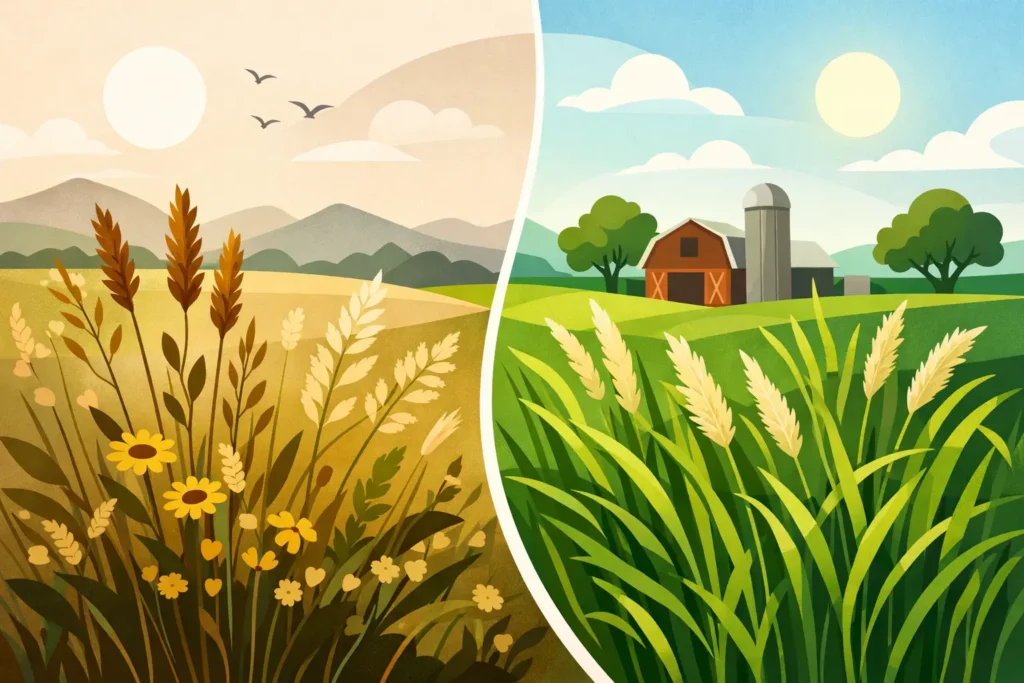 Native Seed or Introduced Grasses for Your Site