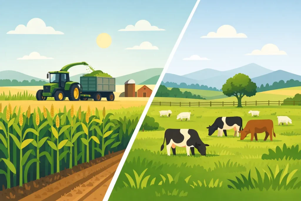 Annual Forage vs Perennial Pasture Choices