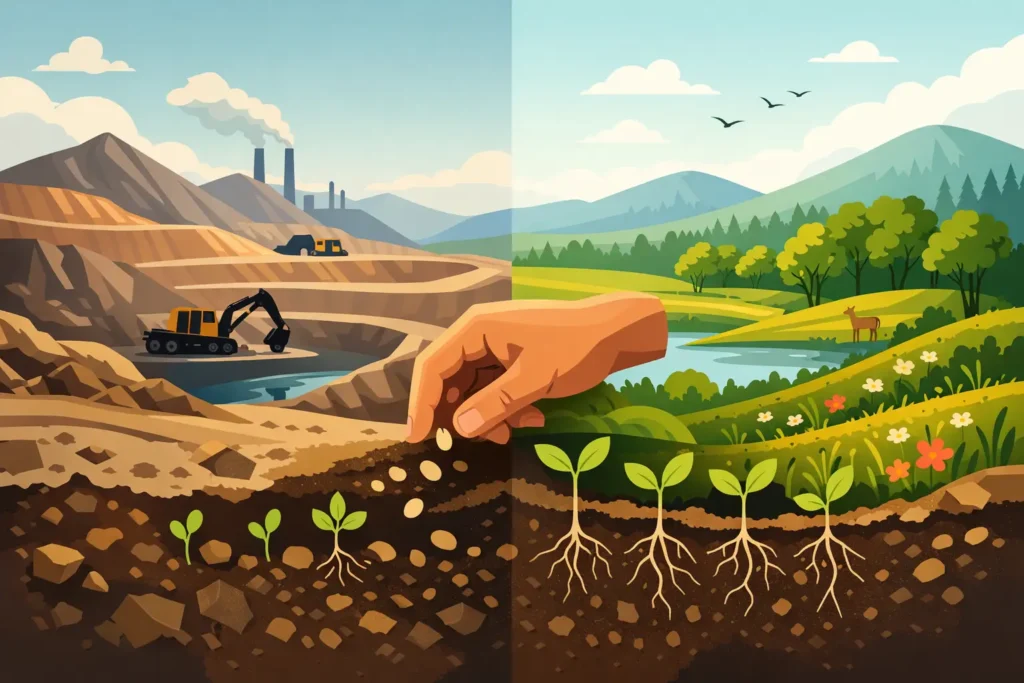 Mine Reclamation Seed That Establishes for the Long Term