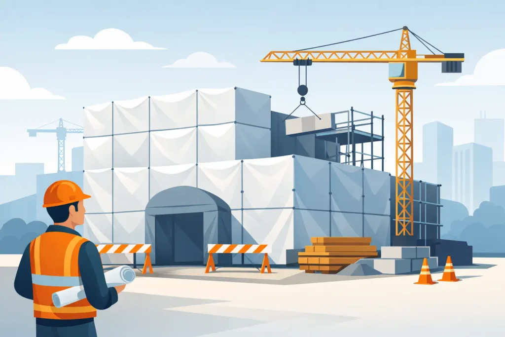 Temporary Cover for Construction Sites That Works