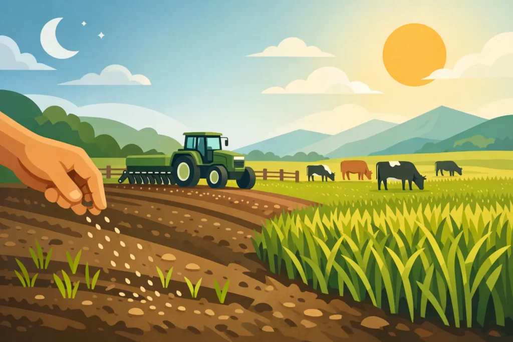 When to Seed Pastureland for Strong Stands