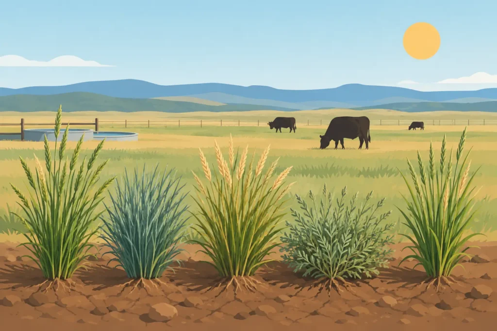 Which Grasses Tolerate Drought on Working Land?